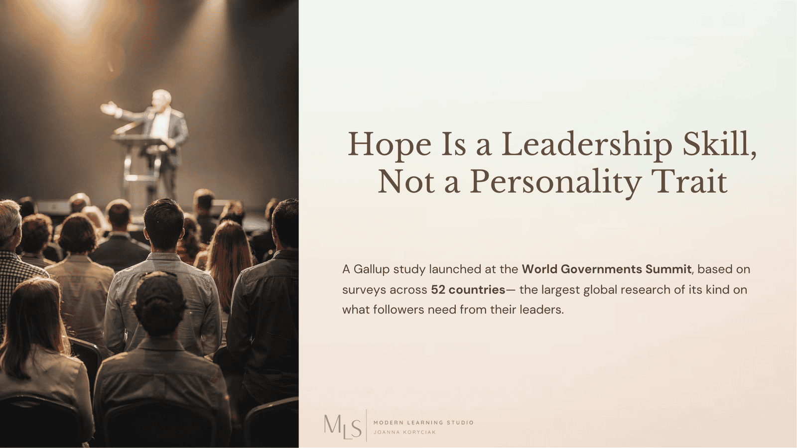 Hope Is a Leadership Skill, Not a Personality Trait 1